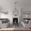image32 58OD x 2P Bradford Ceiling Medallion Fits Canopies up to 6 58Ultra Pure White Flat Finish