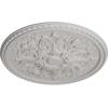 image32 58OD x 2P Bradford Ceiling Medallion Fits Canopies up to 6 58Ultra Pure White Flat Finish