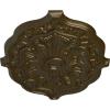image36W x 26H x 1 12P Pesaro Ceiling MedallionHandPainted Brass