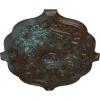 image36W x 26H x 1 12P Pesaro Ceiling MedallionHandPainted Bronze Blue Patina