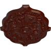 image36W x 26H x 1 12P Pesaro Ceiling MedallionHandPainted Brushed Mahogany