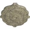 image36W x 26H x 1 12P Pesaro Ceiling MedallionHandPainted Castle Stone Crackle