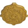 image36W x 26H x 1 12P Pesaro Ceiling MedallionHandPainted Iridescent Gold