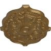 image36W x 26H x 1 12P Pesaro Ceiling MedallionHandPainted Pale Gold