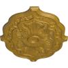 image36W x 26H x 1 12P Pesaro Ceiling MedallionHandPainted Pharaohs Gold