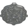 image36W x 26H x 1 12P Pesaro Ceiling MedallionHandPainted Platinum