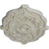 image36W x 26H x 1 12P Pesaro Ceiling MedallionHandPainted Pot of Cream Crackle