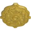 image36W x 26H x 1 12P Pesaro Ceiling MedallionHandPainted Rich Gold