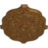 image36W x 26H x 1 12P Pesaro Ceiling MedallionHandPainted Smokey Topaz