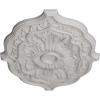 image36W x 26H x 1 12P Pesaro Ceiling MedallionHandPainted Ultra Pure White