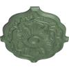 image36W x 26H x 1 12P Pesaro Ceiling MedallionHandpainted Athenian Green