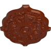 image36W x 26H x 1 12P Pesaro Ceiling MedallionHandpainted Firebrick