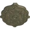 image36W x 26H x 1 12P Pesaro Ceiling MedallionHandpainted Painted Turtle