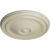 imageEkena Millwork CM12RE Reece Ceiling Medallion 12OD x 1 34P Fits Canopies up to 2 38 Factory PrimedClear Yellow Flat Finish