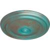 imageEkena Millwork CM12RE Reece Ceiling Medallion 12OD x 1 34P Fits Canopies up to 2 38 Factory PrimedCopper Green Patina Metallic Series