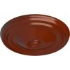 imageEkena Millwork CM12RE Reece Ceiling Medallion 12OD x 1 34P Fits Canopies up to 2 38 Factory PrimedFirebrick Flat Finish