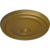 imageEkena Millwork CM12RE Reece Ceiling Medallion 12OD x 1 34P Fits Canopies up to 2 38 Factory PrimedGold Rush Metallic Series