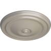 imageEkena Millwork CM12RE Reece Ceiling Medallion 12OD x 1 34P Fits Canopies up to 2 38 Factory PrimedPearl White Metallic Series
