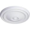 imageEkena Millwork CM12RE Reece Ceiling Medallion 12OD x 1 34P Fits Canopies up to 2 38 Factory PrimedPrimed