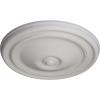 imageEkena Millwork CM12RE Reece Ceiling Medallion 12OD x 1 34P Fits Canopies up to 2 38 Factory PrimedUltra Pure White Flat Finish