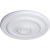 imageEkena Millwork CM16KP Kepler Traditional Ceiling Medallion 15 78OD x 1 12P For Canopies up to 3 34 Factory PrimedFactory Primed