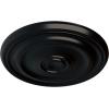 imageEkena Millwork CM16KP Kepler Traditional Ceiling Medallion 15 78OD x 1 12P For Canopies up to 3 34 Factory PrimedHandPainted Jet Black