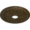 imageEkena Millwork CM18RA 18 18Inch OD 3 58Inch ID x 1 18Inch P Raymond Ceiling MedallionHandPainted Brass