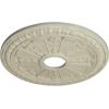 imageEkena Millwork CM18RA 18 18Inch OD 3 58Inch ID x 1 18Inch P Raymond Ceiling MedallionHandPainted Clear Yellow