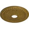imageEkena Millwork CM18RA 18 18Inch OD 3 58Inch ID x 1 18Inch P Raymond Ceiling MedallionHandPainted Gold