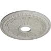 imageEkena Millwork CM18RA 18 18Inch OD 3 58Inch ID x 1 18Inch P Raymond Ceiling MedallionHandPainted Pot of Cream