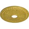 imageEkena Millwork CM18RA 18 18Inch OD 3 58Inch ID x 1 18Inch P Raymond Ceiling MedallionHandPainted Rich Gold