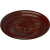 imageEkena Millwork CM22TN 22Inch OD Trinity Ceiling Medallion 22OD x 1 34P Fits Canopies up to 3 Factory PrimedBrushed Mahogany Flat Finish