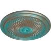 imageEkena Millwork CM22TN 22Inch OD Trinity Ceiling Medallion 22OD x 1 34P Fits Canopies up to 3 Factory PrimedCopper Green Patina Metallic Series