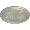 imageEkena Millwork CM22TN 22Inch OD Trinity Ceiling Medallion 22OD x 1 34P Fits Canopies up to 3 Factory PrimedFlash Copper Metallic Series