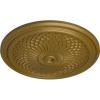 imageEkena Millwork CM22TN 22Inch OD Trinity Ceiling Medallion 22OD x 1 34P Fits Canopies up to 3 Factory PrimedGold Rush Metallic Series