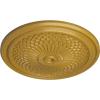 imageEkena Millwork CM22TN 22Inch OD Trinity Ceiling Medallion 22OD x 1 34P Fits Canopies up to 3 Factory PrimedIridescent Gold Metallic Series