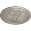 imageEkena Millwork CM22TN 22Inch OD Trinity Ceiling Medallion 22OD x 1 34P Fits Canopies up to 3 Factory PrimedPearl White Metallic Series