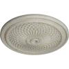 imageEkena Millwork CM22TN 22Inch OD Trinity Ceiling Medallion 22OD x 1 34P Fits Canopies up to 3 Factory PrimedPot of Cream Crackle Flat Finish