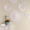 imageEkena Millwork CM22TN 22Inch OD Trinity Ceiling Medallion 22OD x 1 34P Fits Canopies up to 3 Factory PrimedPrimed
