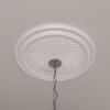 imageEkena Millwork CM22TN 22Inch OD Trinity Ceiling Medallion 22OD x 1 34P Fits Canopies up to 3 Factory PrimedPrimed