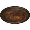 imageEkena Millwork CM22TN 22Inch OD Trinity Ceiling Medallion 22OD x 1 34P Fits Canopies up to 3 Factory PrimedRust Metallic Series