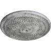 imageEkena Millwork CM22TN 22Inch OD Trinity Ceiling Medallion 22OD x 1 34P Fits Canopies up to 3 Factory PrimedUltra Pure White Crackle Flat Finish