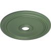 imageEkena Millwork CM24DIPGS Diane Ceiling Medallion 24OD x 3 58ID x 1 14P Fits Canopies up to 6 14 HandPainted Pharaohs GoldHandPainted Athenian Green