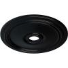 imageEkena Millwork CM24DIPGS Diane Ceiling Medallion 24OD x 3 58ID x 1 14P Fits Canopies up to 6 14 HandPainted Pharaohs GoldHandPainted Jet Black