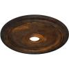 imageEkena Millwork CM24DIPGS Diane Ceiling Medallion 24OD x 3 58ID x 1 14P Fits Canopies up to 6 14 HandPainted Pharaohs GoldHandPainted Rust