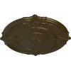 imageEkena Millwork CM39AT Attica Ceiling Medallion 39 12OD x 2 12P Fits Canopies up to 3 34 Factory PrimedBrass Metallic Series
