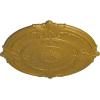 imageEkena Millwork CM39AT Attica Ceiling Medallion 39 12OD x 2 12P Fits Canopies up to 3 34 Factory PrimedPharaohs Gold Metallic Series