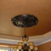 imageEkena Millwork CM39AT Attica Ceiling Medallion 39 12OD x 2 12P Fits Canopies up to 3 34 Factory PrimedRust Metallic Series