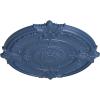 imageEkena Millwork CM53ATFCS Attica Acanthus Leaf Ceiling Medallion 53 12OD x 3 12P Fits Canopies up to 4 58 HandPainted Flash CopperAmericana Flat Finish
