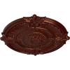 imageEkena Millwork CM53ATFCS Attica Acanthus Leaf Ceiling Medallion 53 12OD x 3 12P Fits Canopies up to 4 58 HandPainted Flash CopperAntique Copper Metallic Series